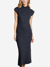 dh NEW YORK Bonnie Dress in jet black - women's dress