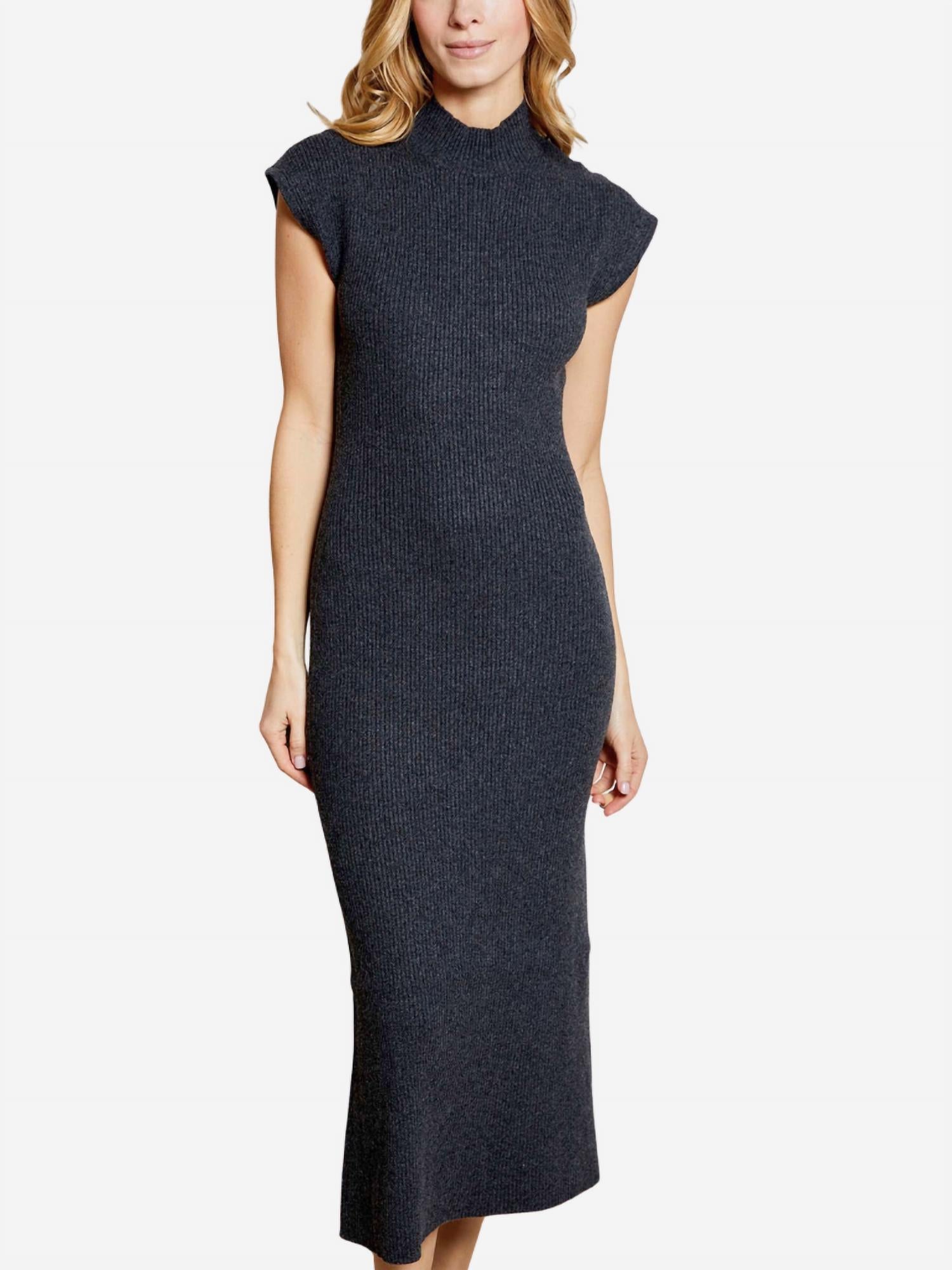 dh NEW YORK Bonnie Dress in jet black - women's dress