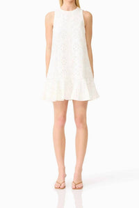 Curaae - Sierra Eyelet Mini Shift Dress