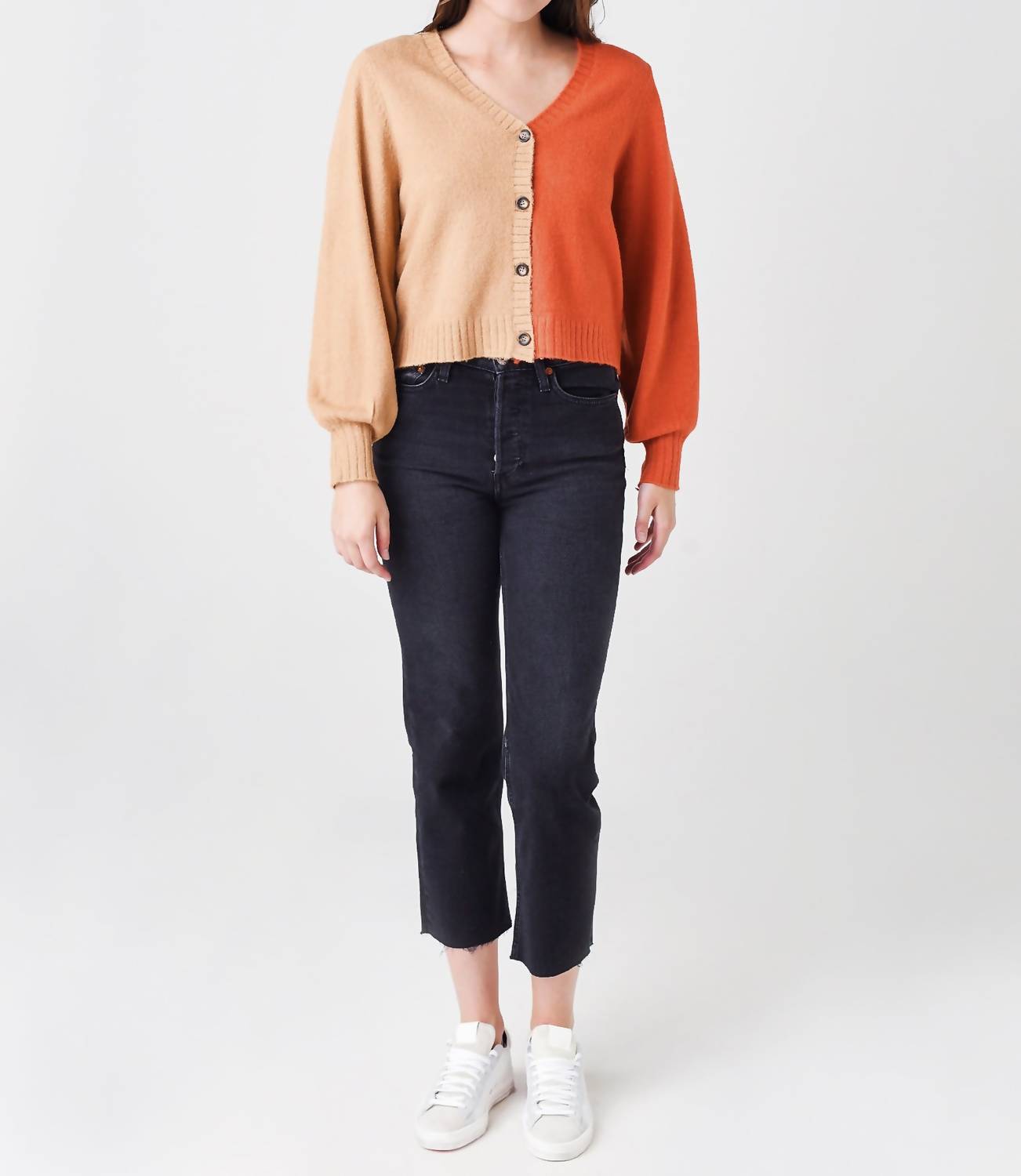 Nova Two Color Cardigan