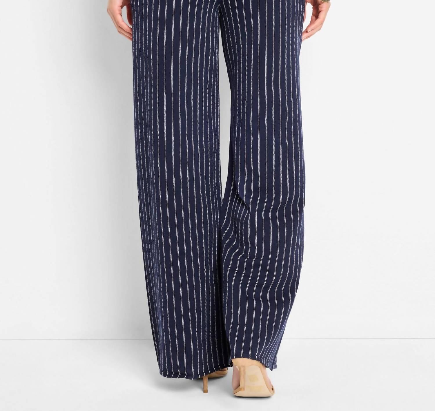 Nic + Zoe - Destination Stripe Wide-leg Knit Pant