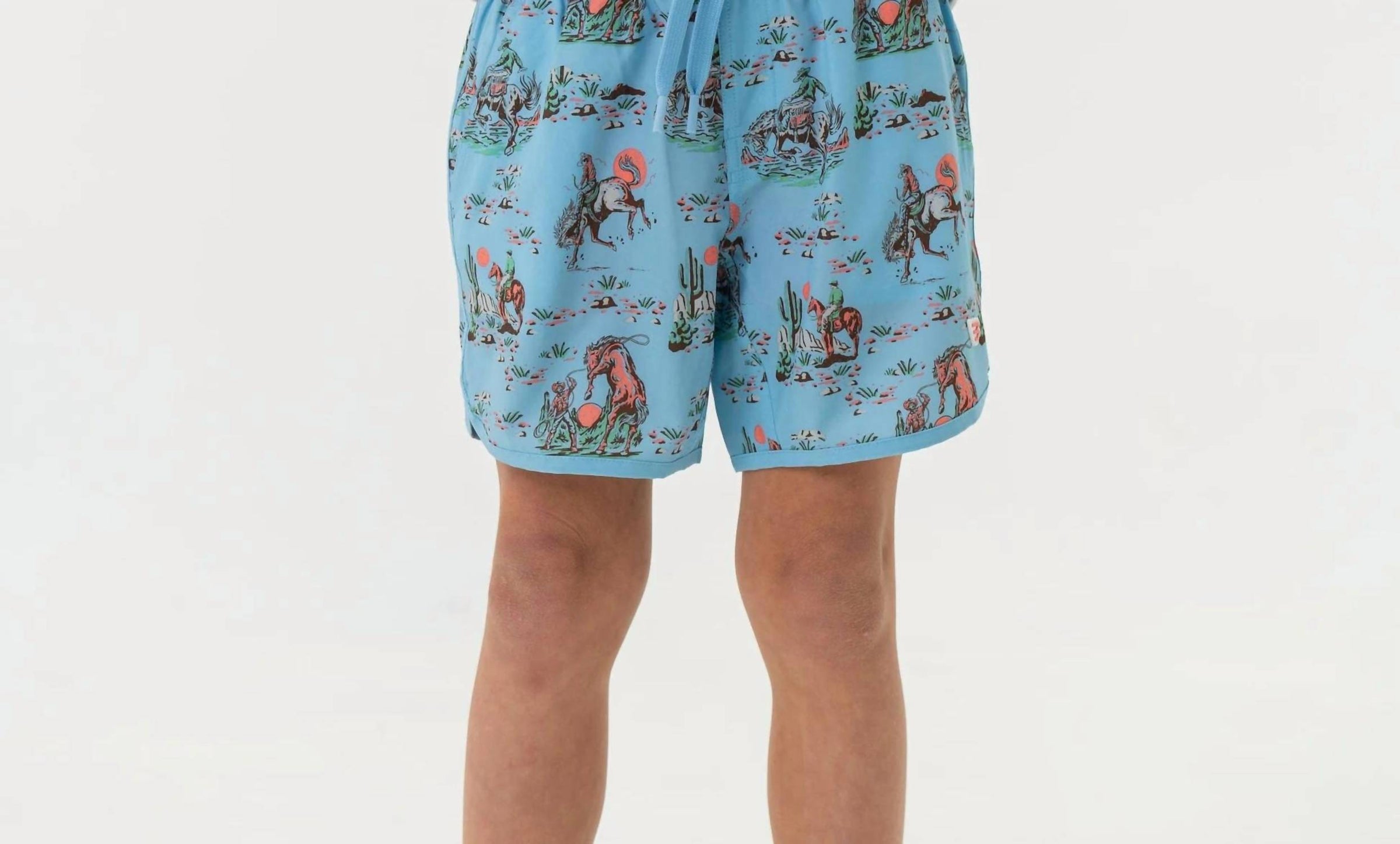 Burlebo - Kid's Print Compression Liner Swim Trunks