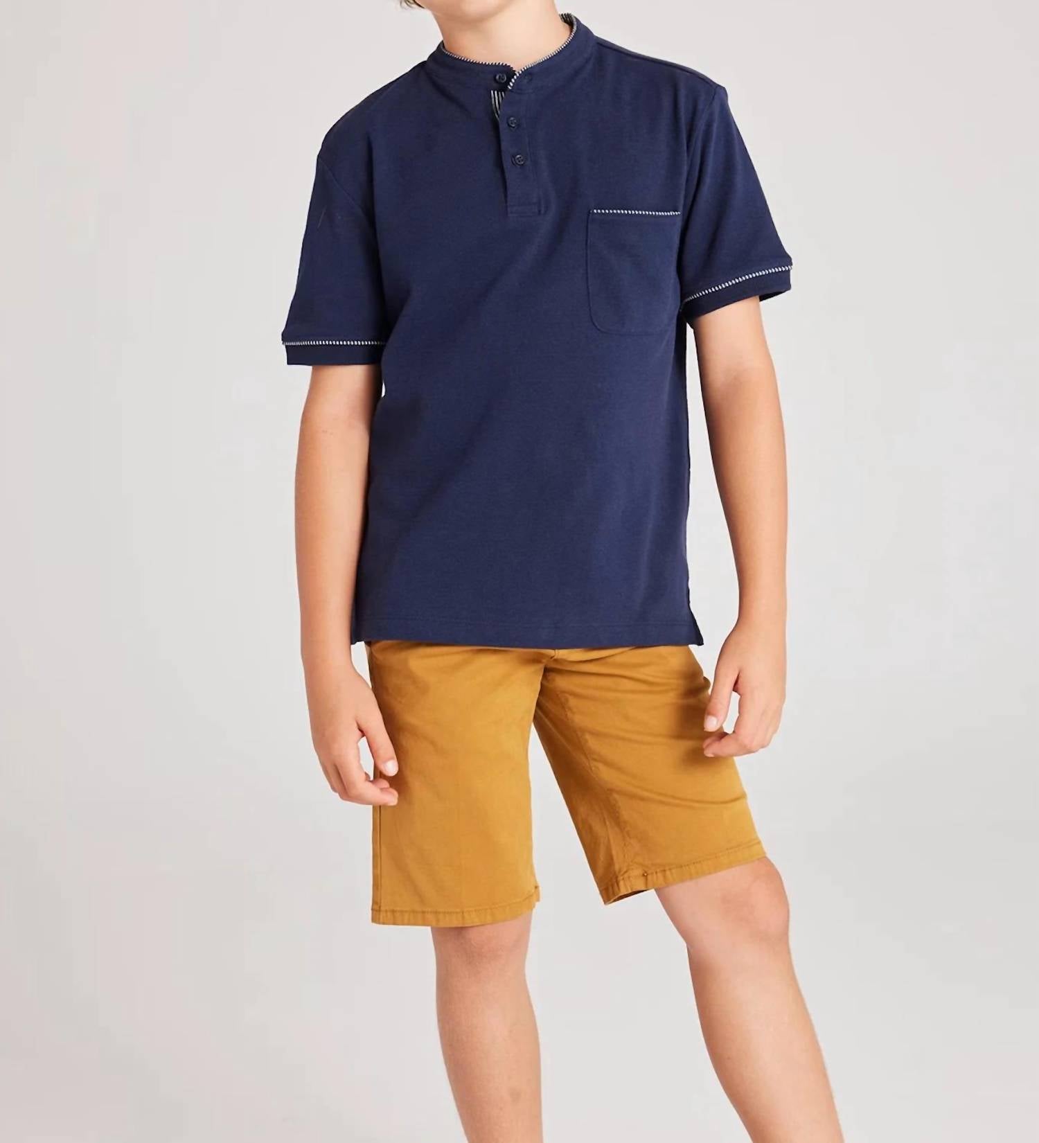 Mayoral - Henley Polo Shirt