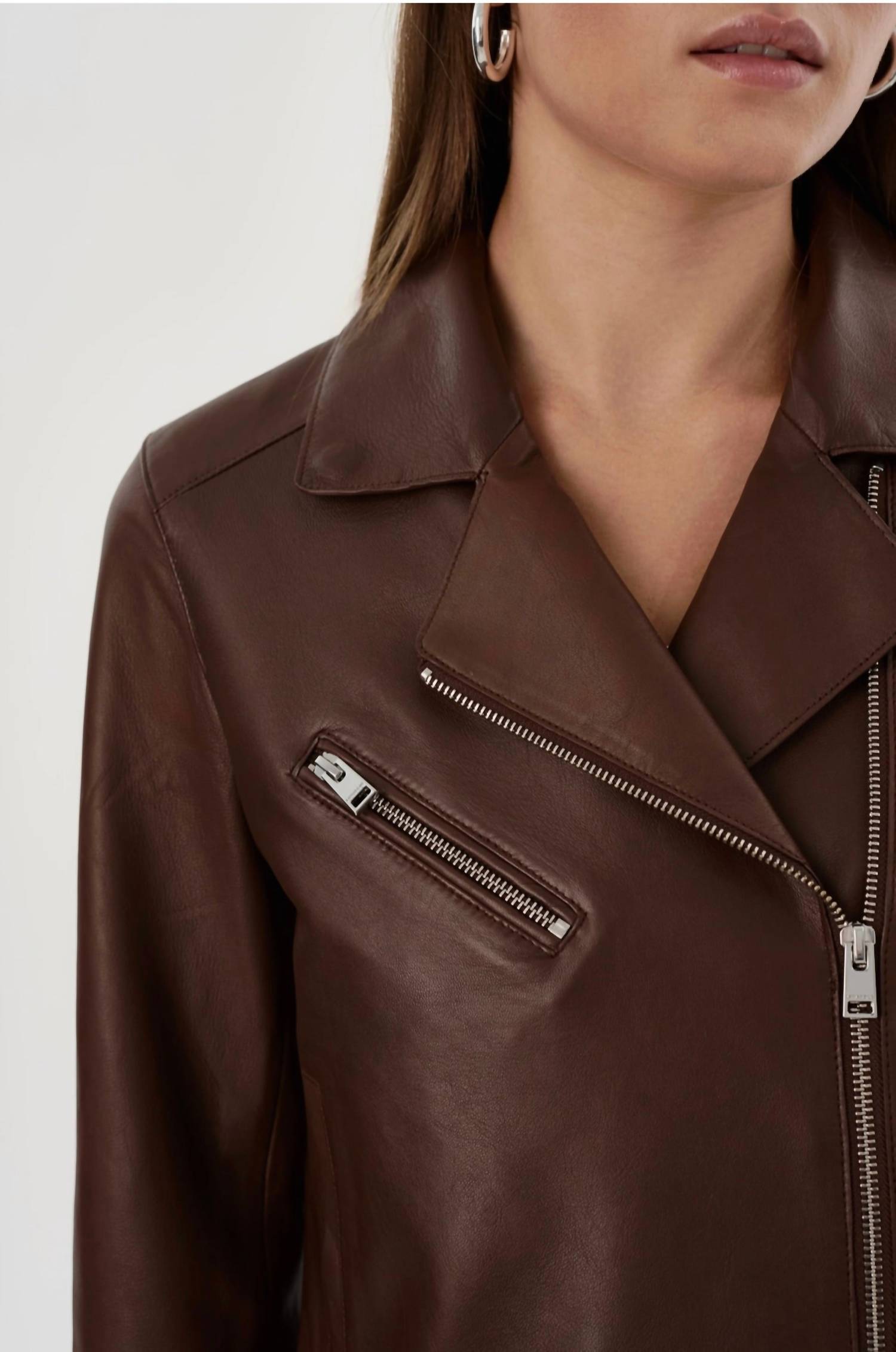 Lamarque - Valeria Leather Biker Jacket