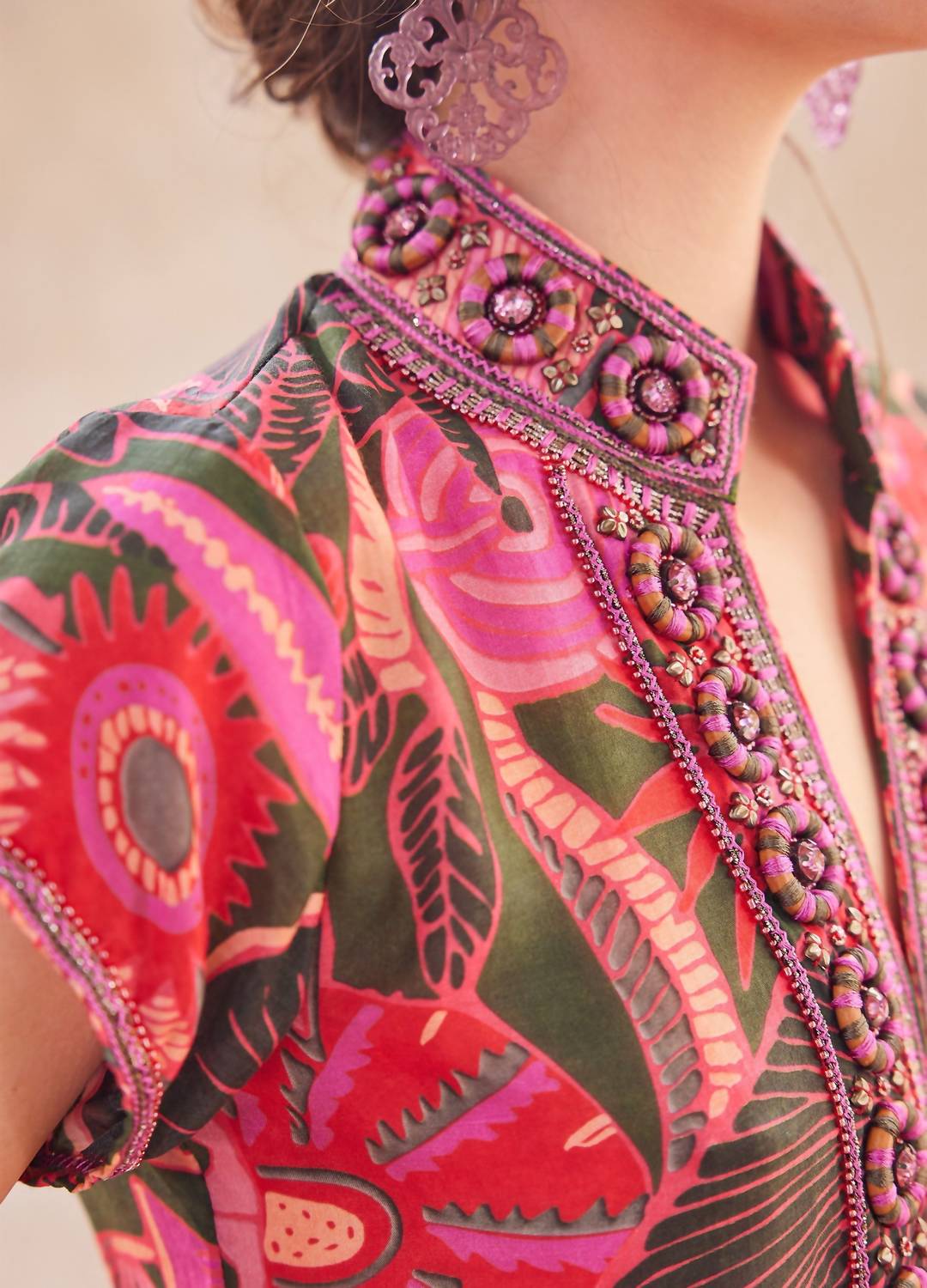 Bella Tu - Lana Cap Sleeve Caftan Dress