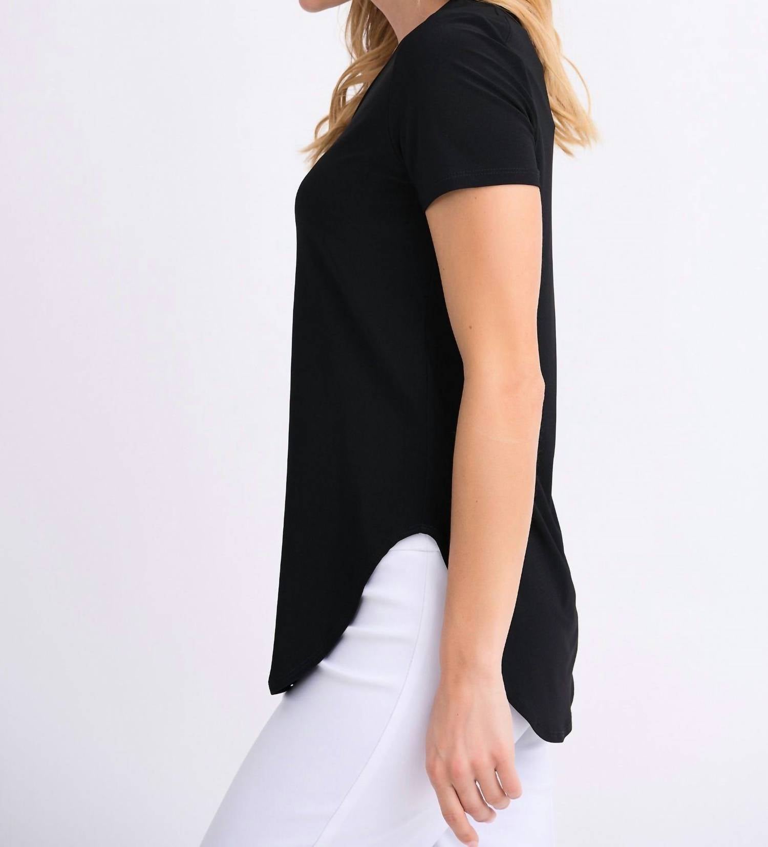 Joseph Ribkoff - Short Sleeve Silky Knit Top
