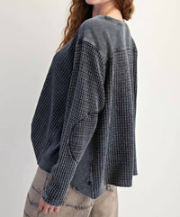 Easel - Ash Waffle Top