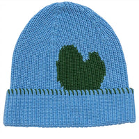 KERRI ROSENTHAL Women's Max Heart Beanie in spirulina - women's hat