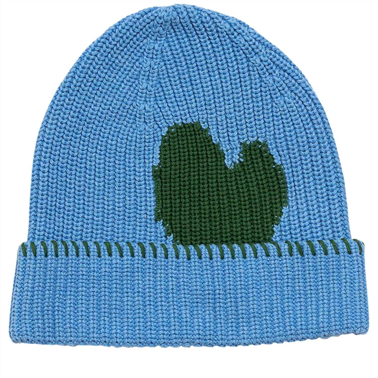 KERRI ROSENTHAL Women's Max Heart Beanie in spirulina - women's hat