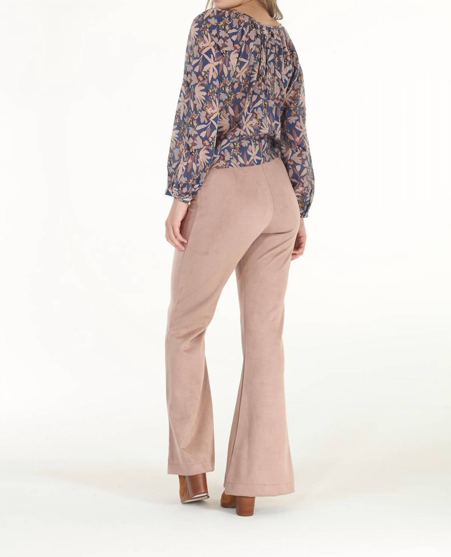 Paparazzi - Voile Floral Peasant Blouse
