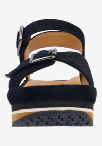 L'amour Des Pieds Women's Vardant Kid Suede Leather Sandal in black - women's sandal - view 4