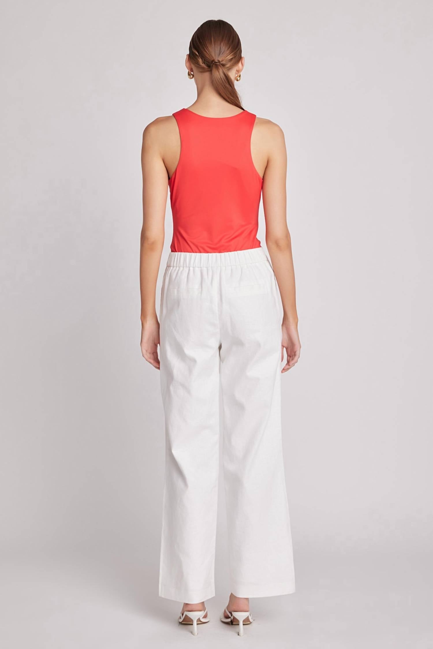 English Factory - Essential Linen Trouser