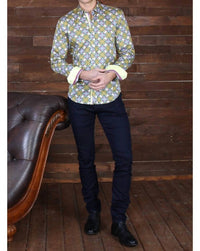 Eight X - Pattern Button Down Shirt