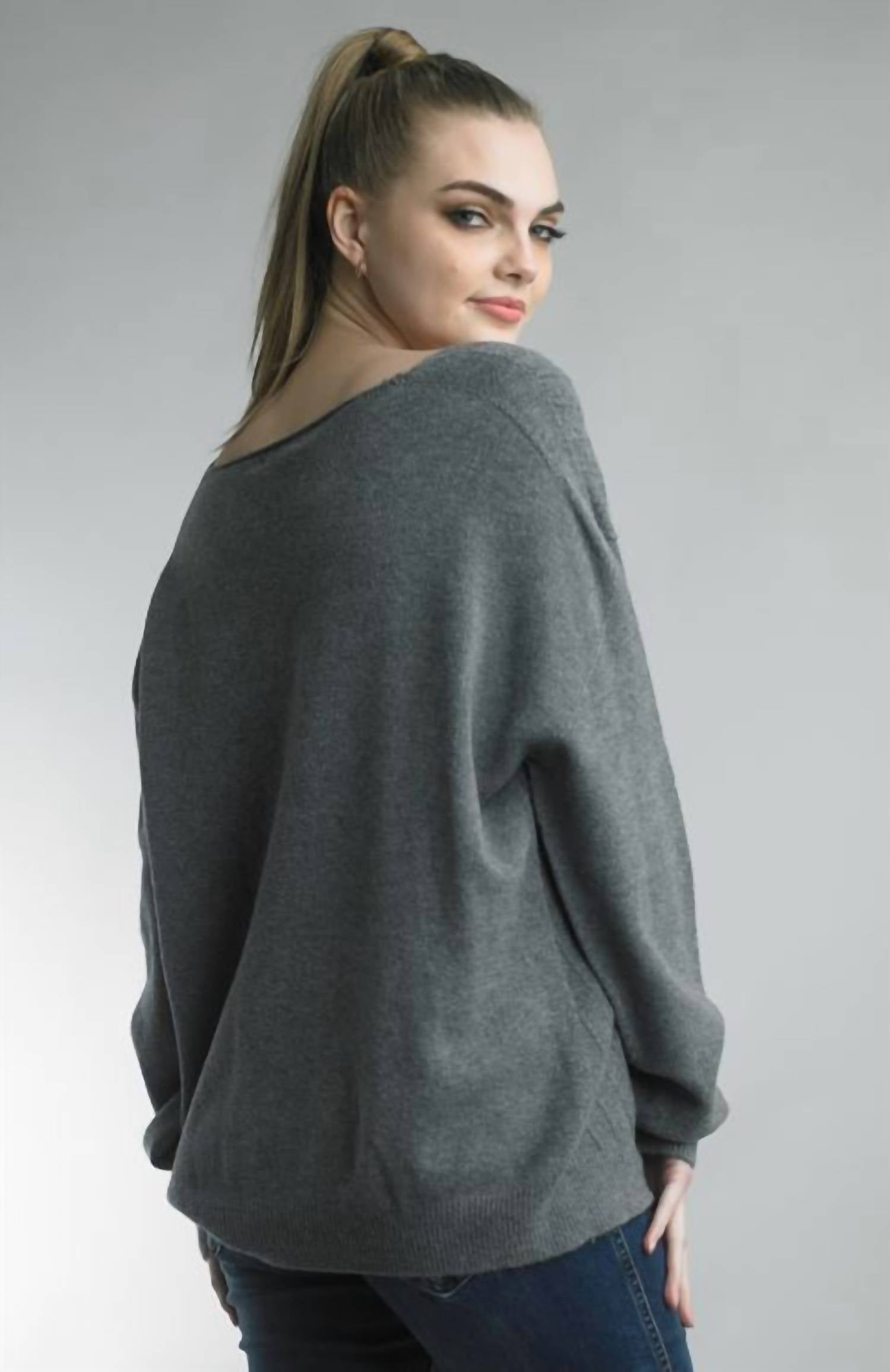 Tempo Paris - V Pattern V-neck Sweater