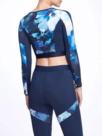 Marchesa Athleisure - Louisa Long Sleeve V-neck Top
