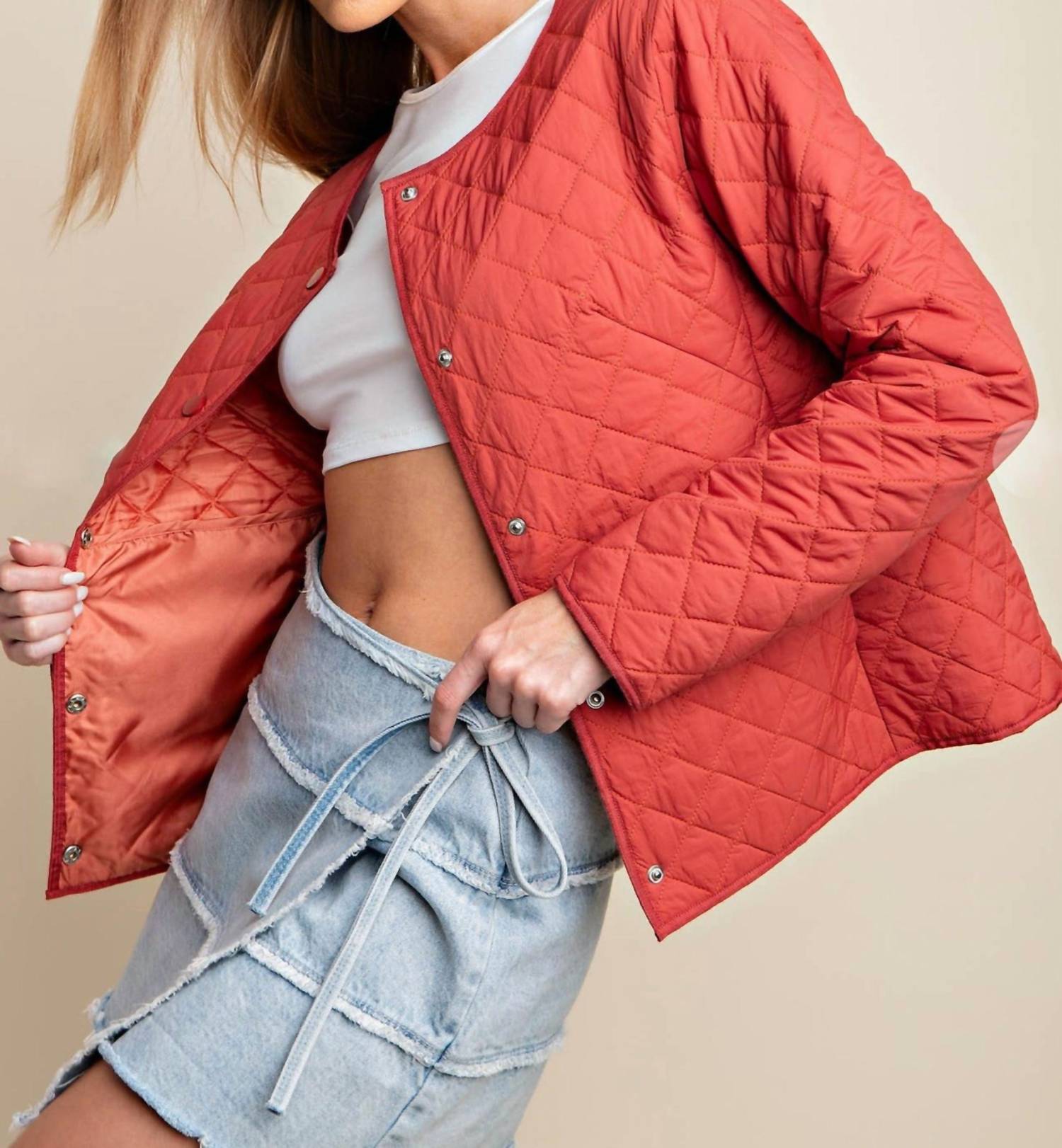 Kori - Gia Quilted Liner Jacket