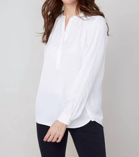 Renuar - Long Dolman Sleeves Blouse