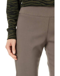 Elliott Lauren - Control Stretch Pull-on Ankle Pants With Back Slit Detail
