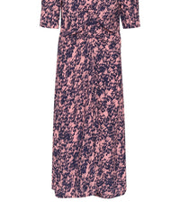 Soaked In Luxury - Sylvia V-neck Short Sleeve Midi Dress