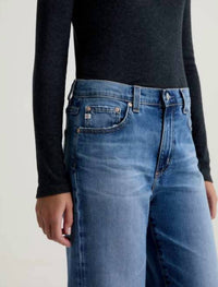 AG Jeans Brinley Mid Rise Straight Jean in 17 years mystery - women's jeans - view 4