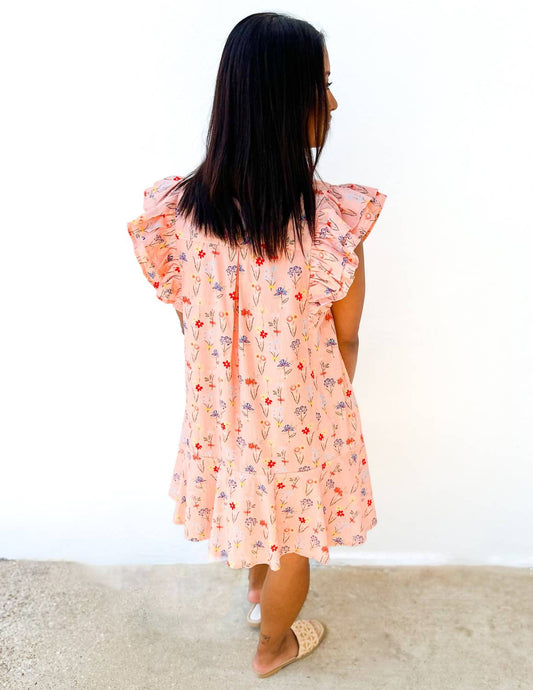Entro - What I Can Be Floral Collared Dress