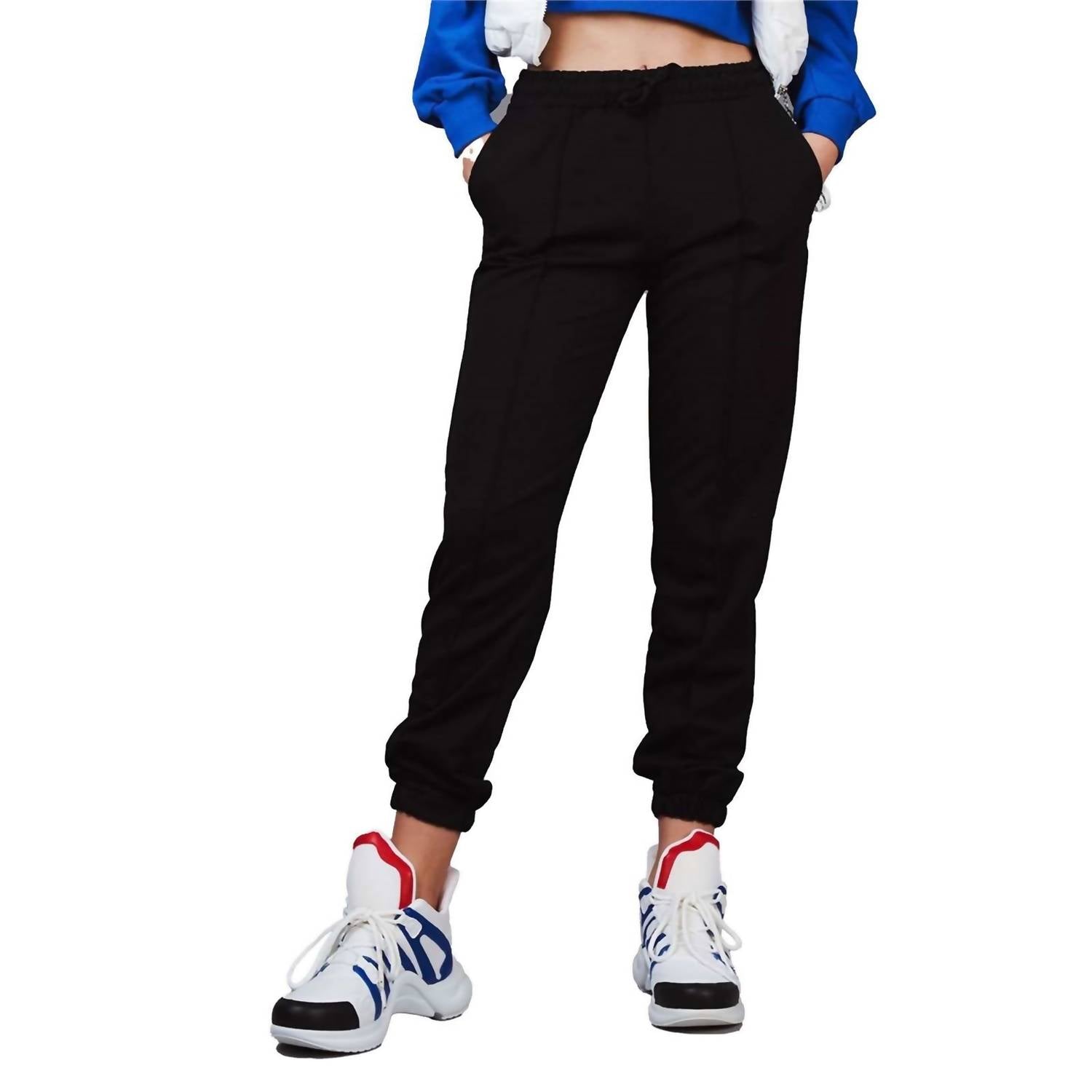 Ambar - High-rise Cotton Jogger Pants