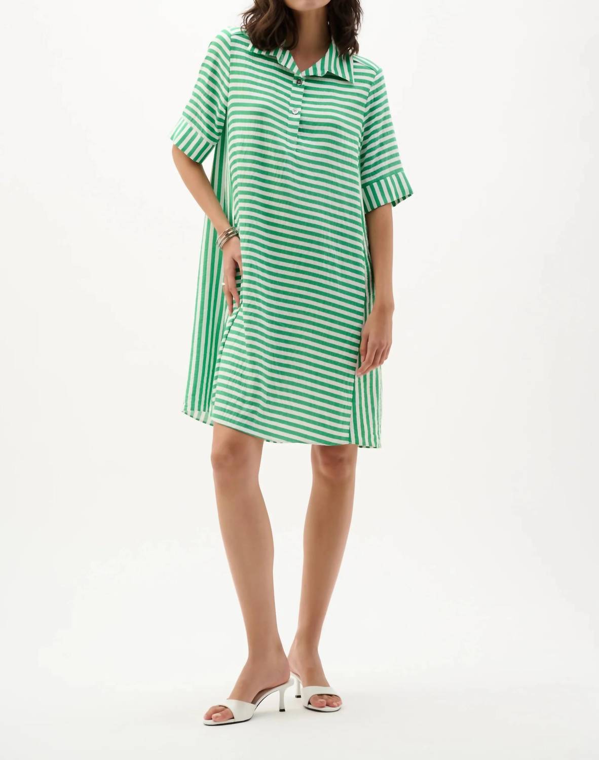 Joseph Ribkoff - Striped Trapeze Dress