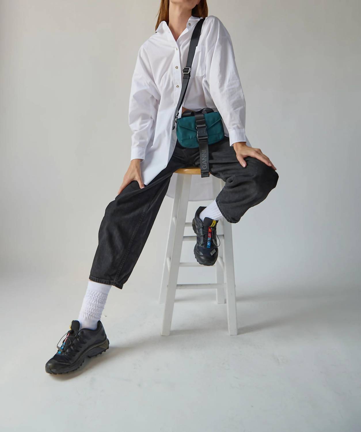 Ganni - Recycled Tech Mini Satchel