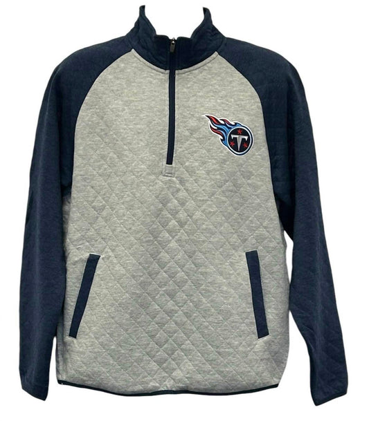 Nfl Apparel - Men's Tennessee Titans 1/4-Zip Pullover