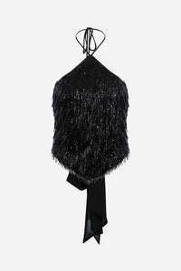 Ila - Alexa Bandana Sequin Top