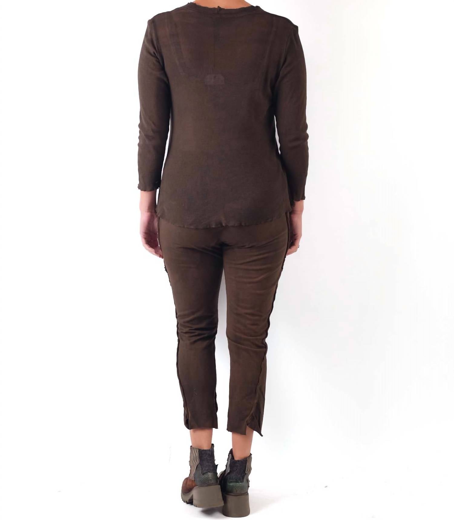 Cynthia Ashby - Mesh Long Sleeve Top