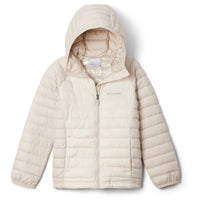 Columbia Kids' Powder lite II Hooded Jacket in white cream - kids' jacket