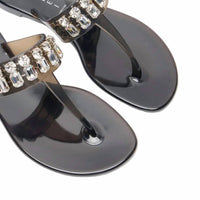 Casadei - Women's Crystal Embellished Jelly Sandals