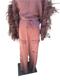 Lapointe - Satin Drawstring Cargo Pant