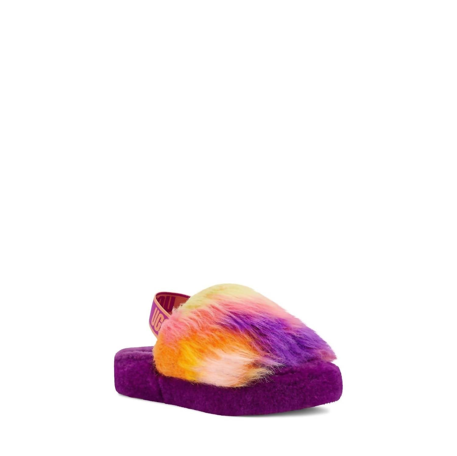 Ugg - Girl's Fluff Yeah Tie Die Slides