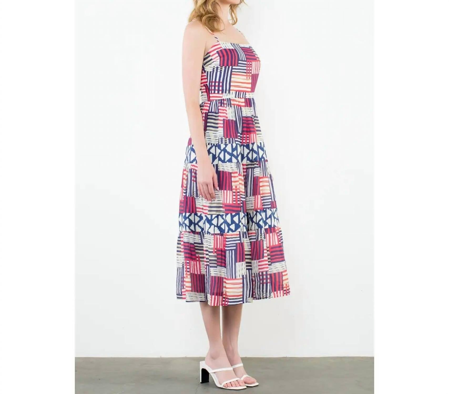 Thml - Strap Tiered Print Dress