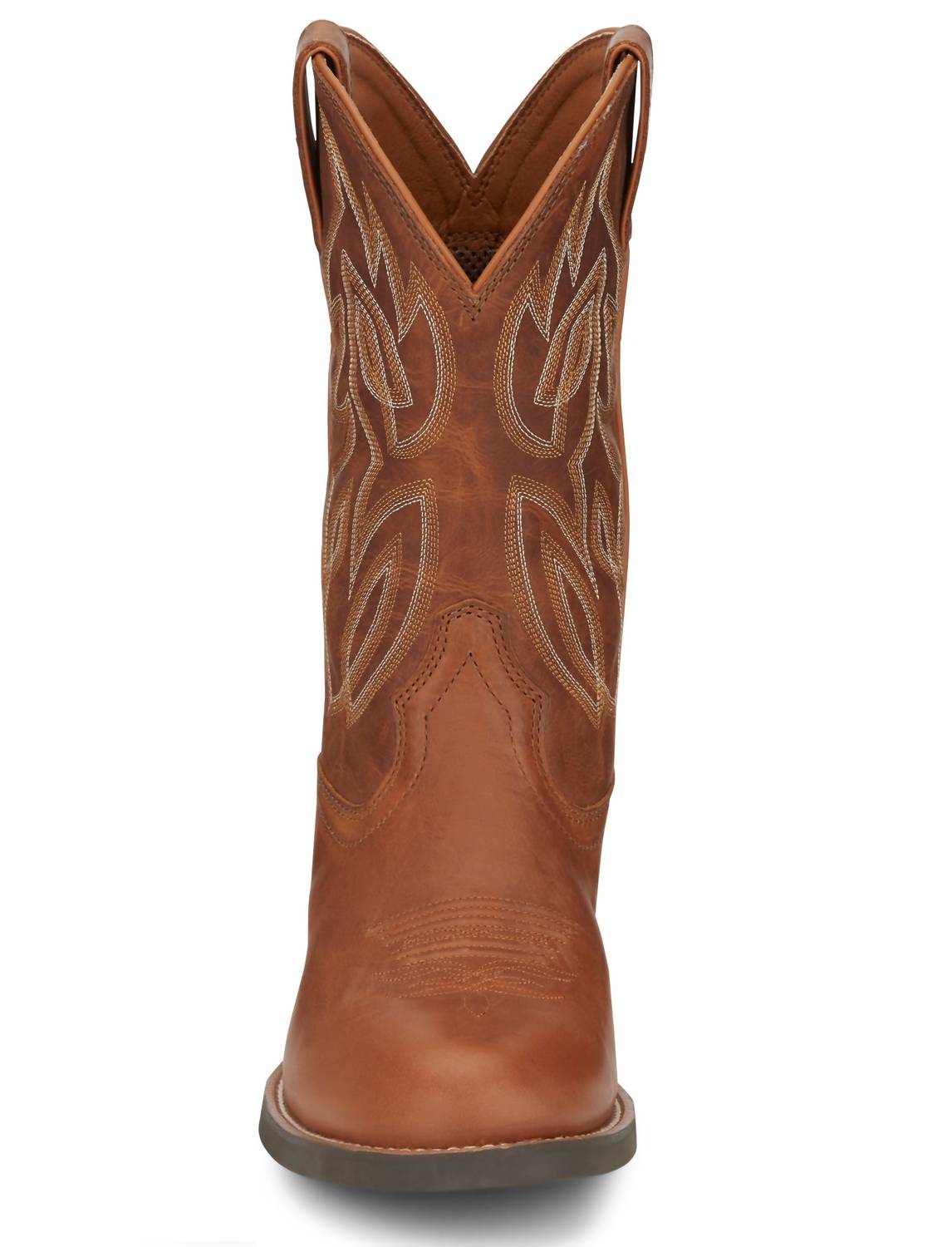 Justin - MEN'S RENDON BROWN WESTERN BOOTS - EE WIDTH