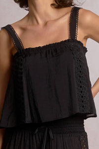 Elan - Vina Eyelet Top