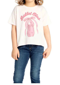 Chaser Kids Ballet Club Tee Top in pinky - kids' t-shirt