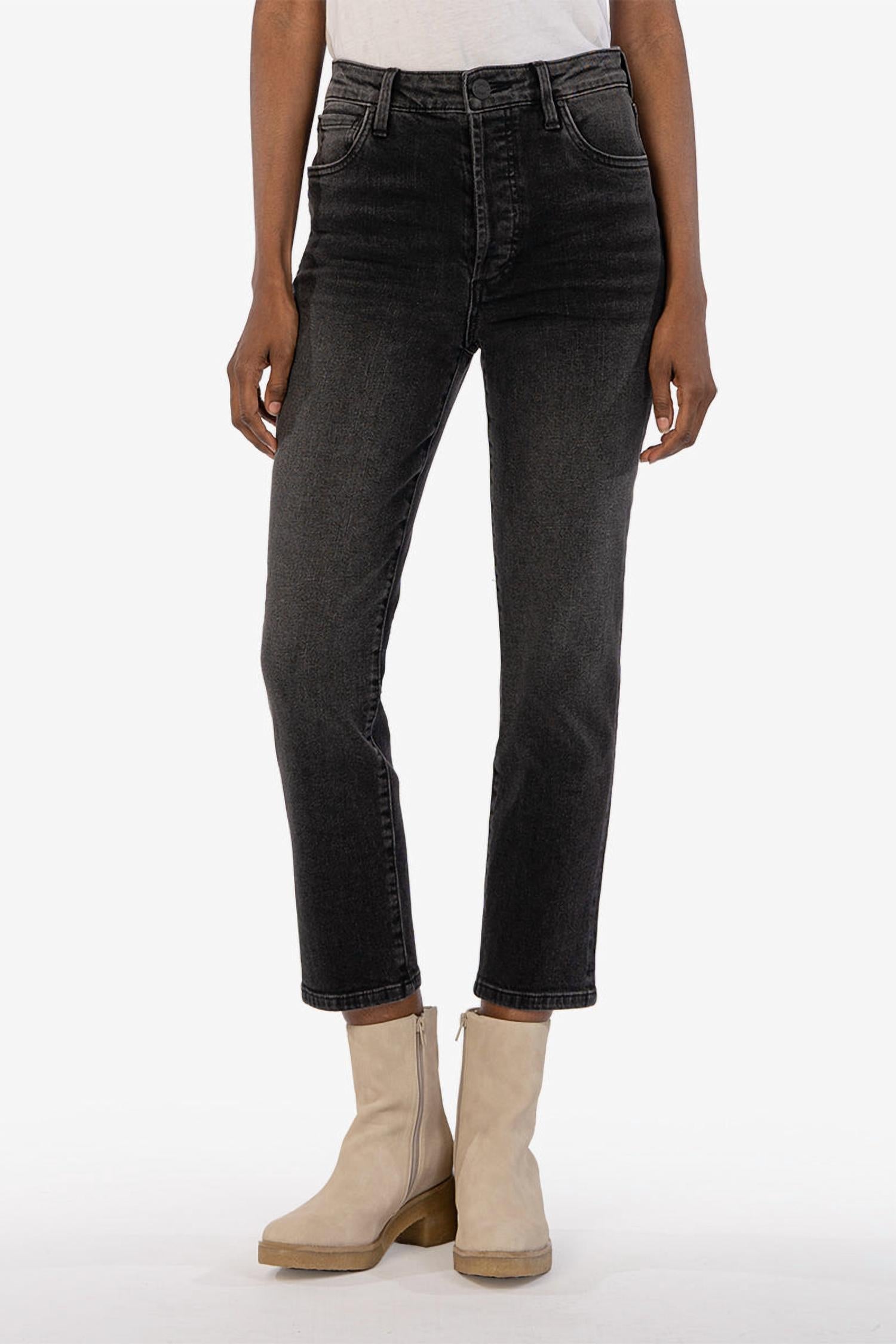 Kut From The Kloth - Rosa High Rise Vintage Crop Straight Leg Jean