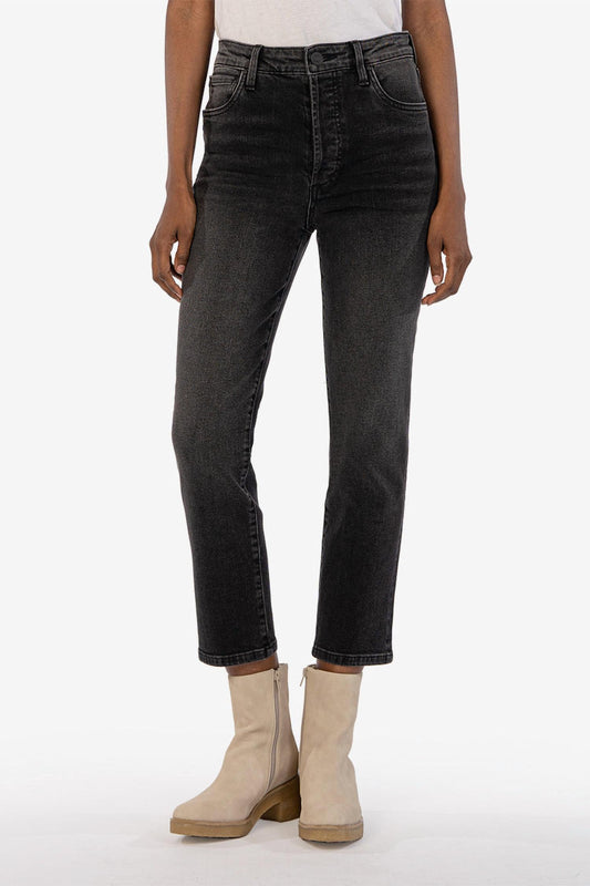 Kut From The Kloth - Rosa High Rise Vintage Crop Straight Leg Jean