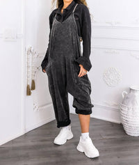 Surelymine - Relaxed Fit Pocket Overalls