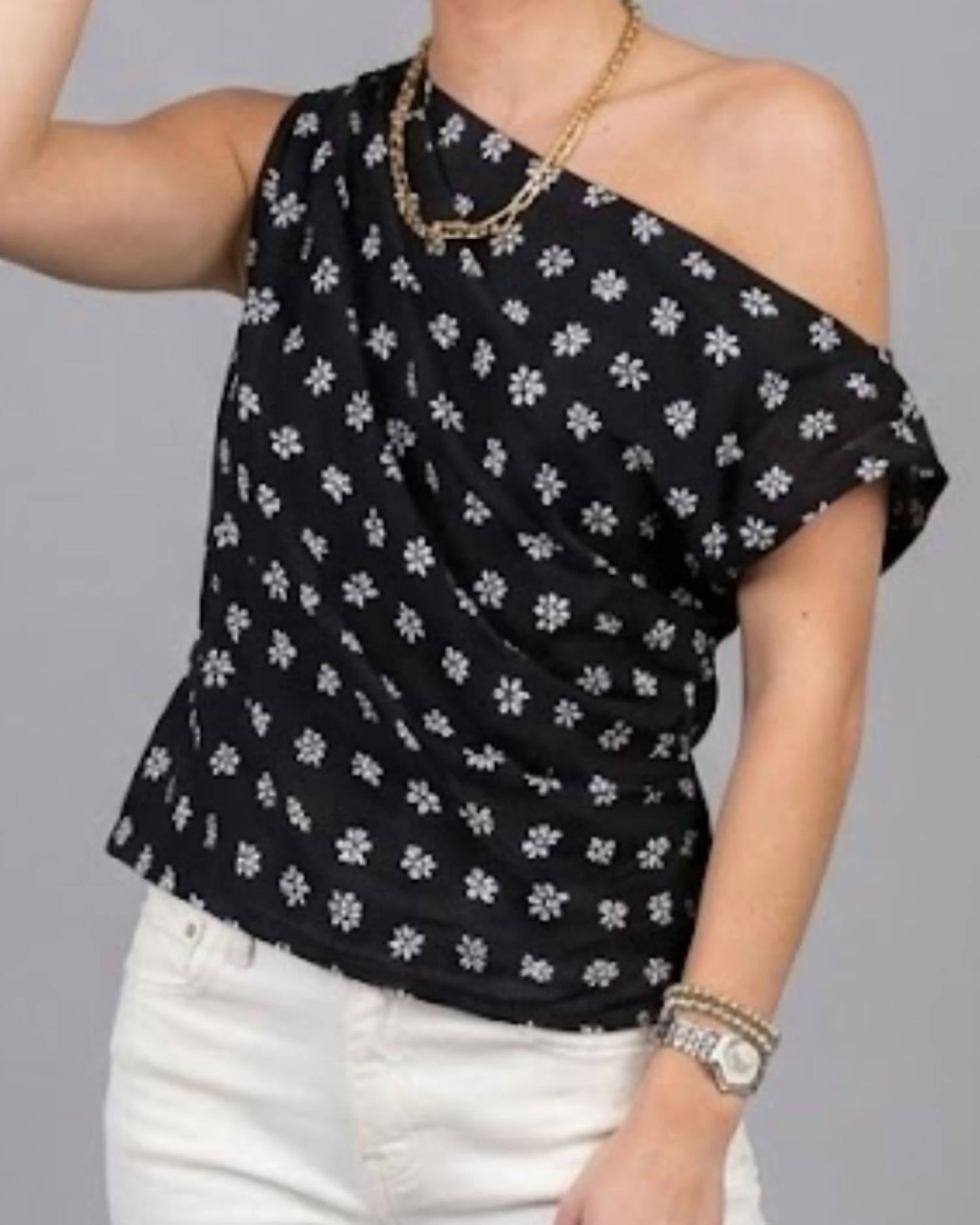 Frnch - Off Shoulder Daisy Top