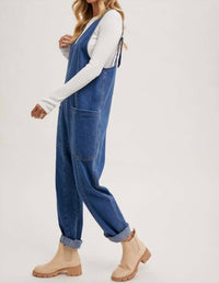 Bluivy - Relaxed Fit Denim Jumpsuit