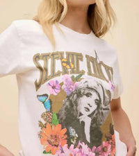 Daydreamer - Stevie Nicks Flower Collage Tour Short Sleeve Tee