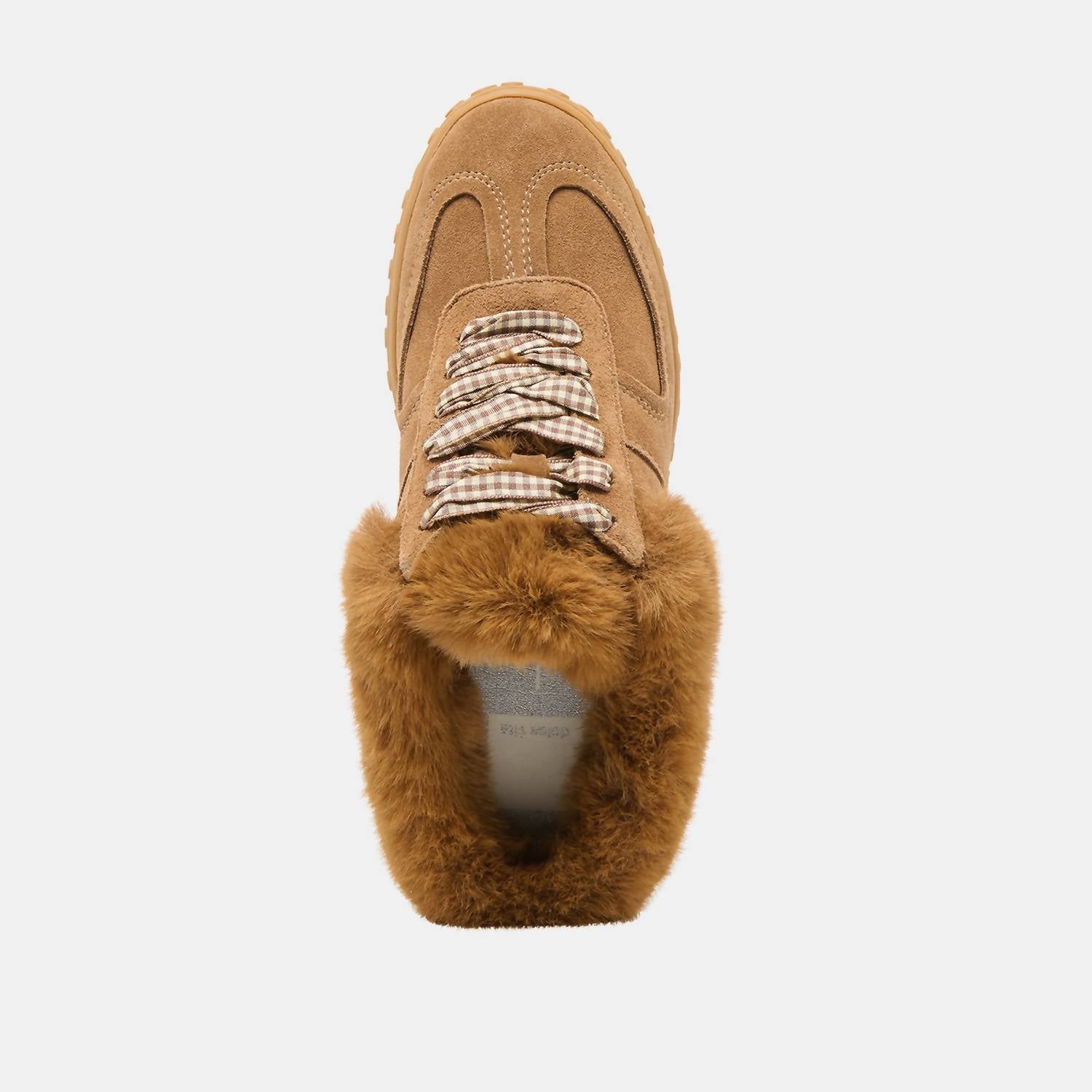 Dolce Vita Women's Izzey Plush Sneakers in light brown suede - women's sneaker - view 6