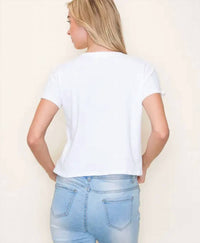 Tres Bien - America Est 1776 Crop Tee