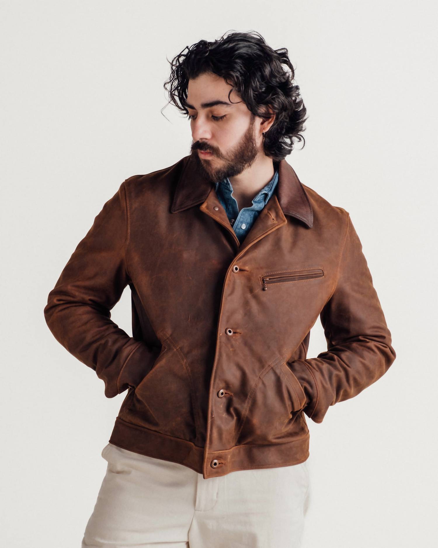Schott N.Y.C. - Nubuck Cowhide Rancher Jacket