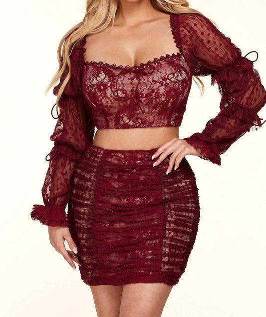 Little Secret Of Mine - Mini Skirt Set