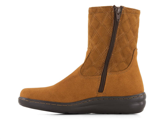 Andrea - Women's Peachskin Touch Quilted Boots